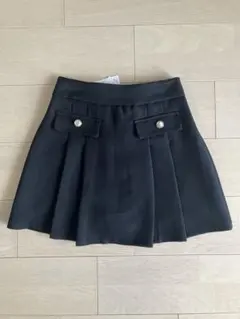 【新品】イング　黒　インナーパンツ付ミニスカート