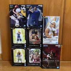最新プライズフィギュア 8体セット ドラゴンボール、ワンピース、ヒロアカ