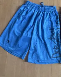 最後の値下げ、Champion バスケットボールパンツ 青 黒Mサイズ2枚セット