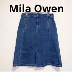 【美品】Mila Owen ストレッチ デニム スカート ミラオーウェン