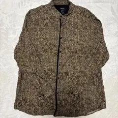 【古着】claibone 柄シャツ 90年代