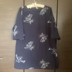 着物リメイクチュニック&割烹着