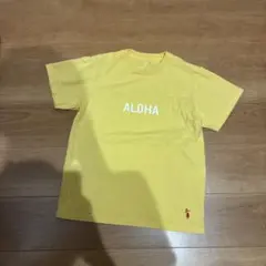 美品 グローンインザサン USA製 ALOHA Tシャツ イエロー XXS 刺繡のサムネイル