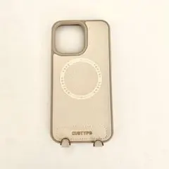 CUSTYPE iPhone15PROMAX ケース ベージュ
