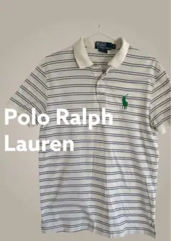 Polo Ralph Lauren カスタムフィット ストライプ　半袖ポロシャツ
