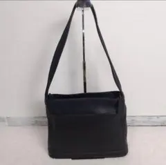 OLD COACH 9310 黒レザーショルダーバッグ