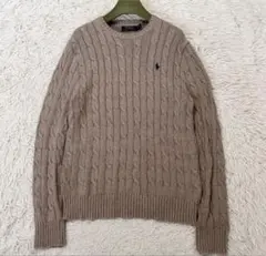 Polo Ralph Lauren ケーブルニットセーター ベージュ　S
