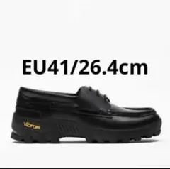 vibram ZARAレザー　デッキシューズ 新品 VIBRAM ZARA レザーデッキシューズ サイズ 40（ 25 8センチ