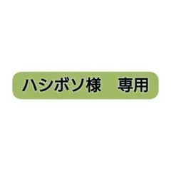 【ハシボソ様　専用】確認ページ