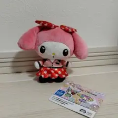 マイメロディ・クロミ　ロカビリーファッションぬいぐるみ　マイメロ