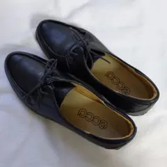 ECCO 黒 ローファー 24.0cmのサムネイル