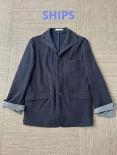 SHIPS テーラードジャケット ネイビー　Ｌ