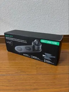 GOSETH QI対応3in1ワイヤレス充電器　黒