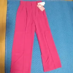 GLOBAL WORK ピンク ワイドスラックス
