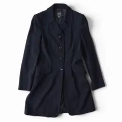 ANNA SUI アナスイ ロングジャケット コート ブラック ストライプ XSのサムネイル