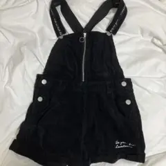 Lovetoxic黒 コーデュロイ ジャンバースカート