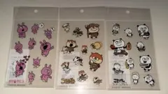 にしむらゆうじ 透明シール ごきげんぱんだ ラブラビット