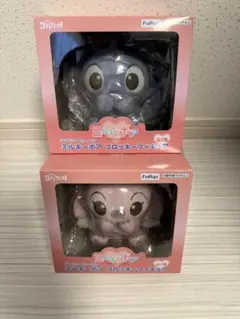 ディズニー スティッチ ミルキーボア フロッキーフィギュア ２点セット