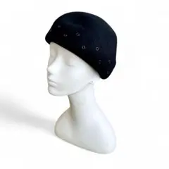 MUVEIL ミュベール ベレー帽 フェルト生地 ハトメデザイン