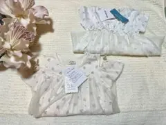 新品・タグ付き　チュールトップスセット　双子コーデ　お揃いコーデ