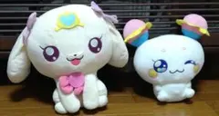 プリキュア　ぬいぐるみ　２体