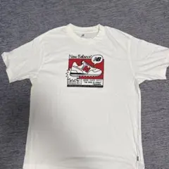 New Balance グラフィックTシャツ 生成りL