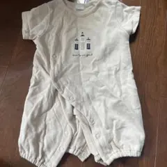 Cottoli ベージュロンパース 50-60cm 新生児