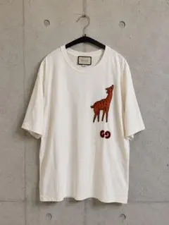 GUCCI 刺繍Tシャツ シカ バンビ - メルカリ