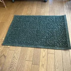 未使用LLBean 玄関マットリサイクルウォーターホッグ 55 x 81グリーン