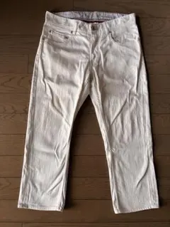 MEN’S MELROSE メンズメルローズ ホワイト デニム ハーフパンツのサムネイル