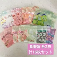 ダッフィー　フレンズ　ジップロック　小物入れ　プレゼント　袋　ディズニー