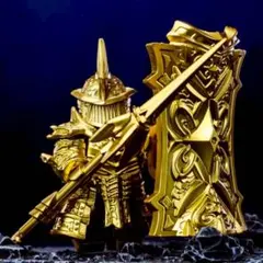 レゴ互換 塔の騎士 ミニフィグ 武器 盾つき ゴールド