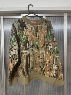 supremeカモフラージュニットセーターL