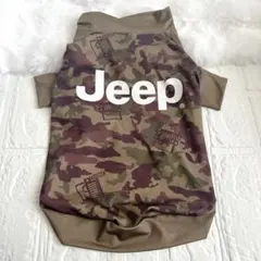 【試着のみ・洗濯済 】Jeep公式 犬服 迷彩柄 ハイネック 5号のサムネイル