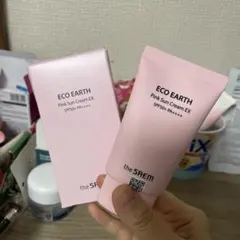 the SAEM ECO EARTH Pink Sun Cream EX50mlのサムネイル