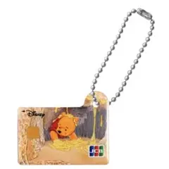 【新品未使用】　ディズニーJCBカード ミニチュアメタルチャーム　くまのプーさん