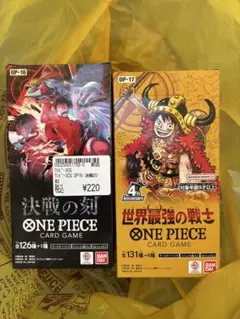 ONE PIECEカードゲーム 決戦の刻 世界最強の戦士 未開封BOX - メルカリ