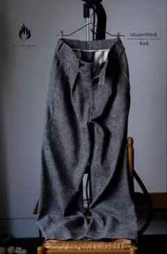 m's braque "Exclusive" TUCKED WIDE PANTSのサムネイル