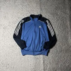 adidas アディダス ジャージ トラックジャケット 00s ブルー　古着　青