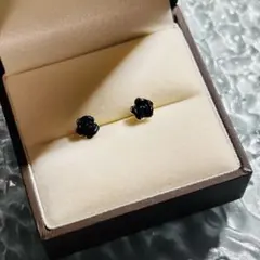 バラ k18 ピアス 両耳
