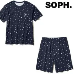 新品　GU×1MW by SOPH.コラボ総柄セットアップ　ルームウェア　星柄