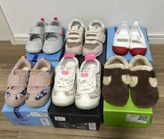 ベビーシューズ 6足14cm,15cm,15.5cm、アシックス、NB、オニツカ