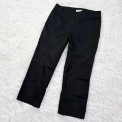 【ヒロコビス✨エッセンシャル】アンクル丈 パンツ ブラック 11 L 定価2万のサムネイル