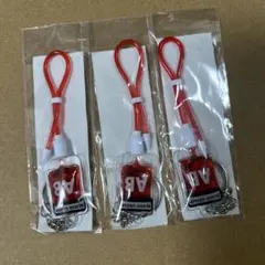 かわ血ぃ輸血パックキーホルダー　AB型　輸血　血液型