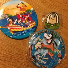 ディズニー　バッチ　香港ディズニー