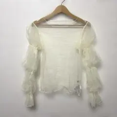 earth music&ecology 袖デザインシアープルオーバー