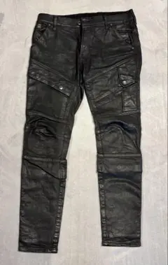 VALABASAS バラバサススキニーデニム ブラック ワックス加工 28 新品