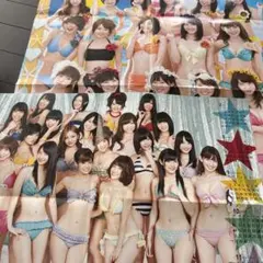 AKB48 オフィシャル ポスター 2枚セット 水着