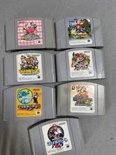 N64 ゲームソフトセット 7本　マリオカート　スマブラ　マリオストーリー等