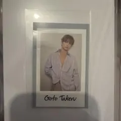 INI 写真集 Viva la vita タワレコ 特典 ステッカー 後藤威尊